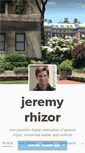 Mobile Screenshot of jeremyrhizor.com